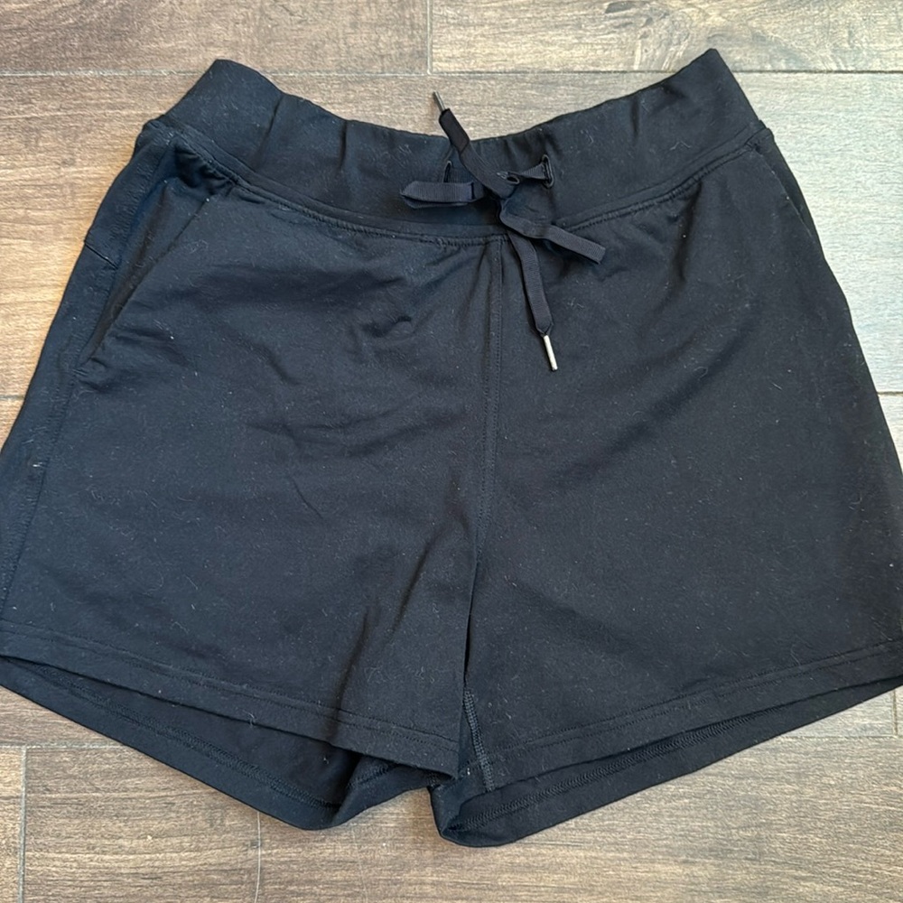 Black golf shorts